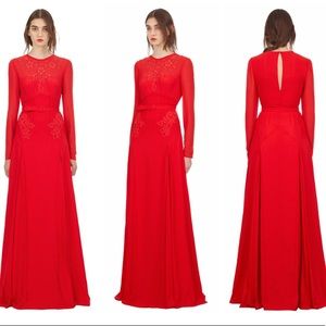 Self-portrait maxi formal dress